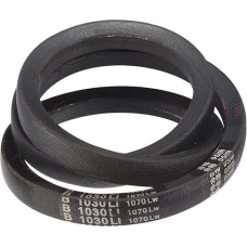 3 Stück B40 1/2 Classic gewickelter Keilriemen, 109,2 cm Außenumfang, umwickelt, industrieller Gummi-Keilriemen B-Profil-Keilriemen für industrielle Maschinenausrüstung, Schwarz