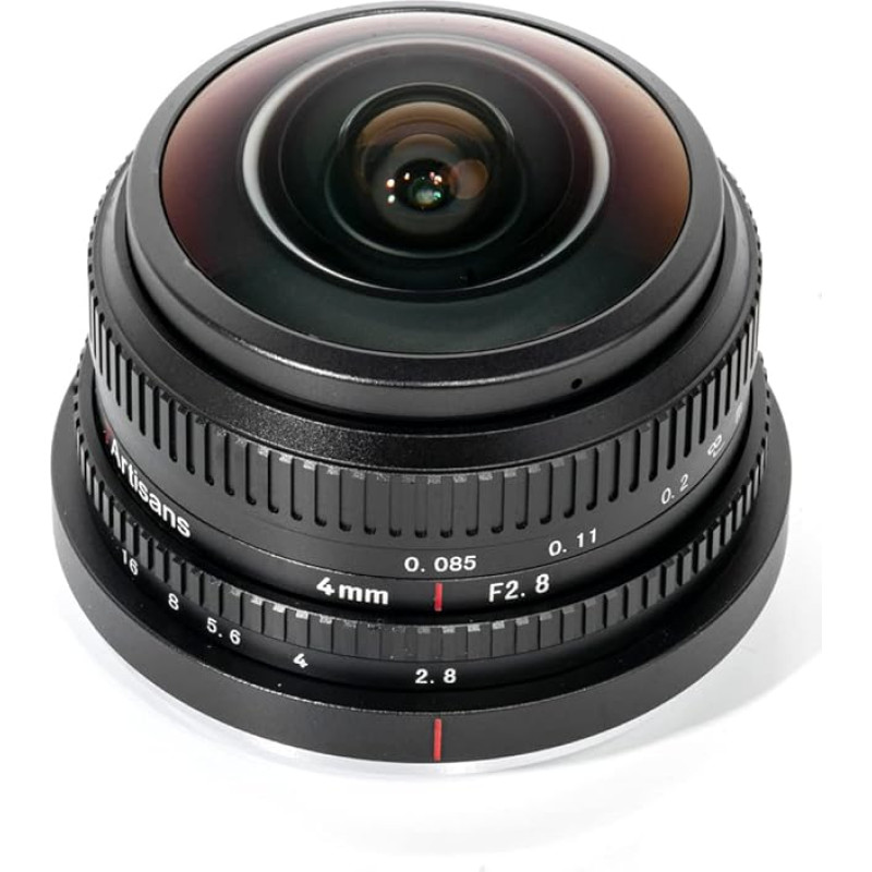 7artisans 4mm F2.8 žiedinis 
