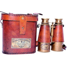 Fernglas-Opernbrille aus Messing und Spyglass London 1915, Dekoration für Zuhause und Büro