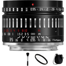 TTArtisan 35mm F0.95 APS-C Frame Lens Large Aperture Wide Angle Manual Lens for Canon EOS R RF Mount Mirrorless Cameras R RP R3 R5 R6 R7 R10