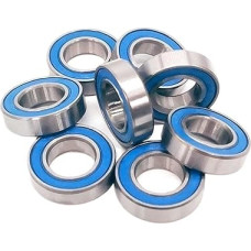 6800-2RS guolis 10x19x5 mm ABEC-7 (6 vnt.) 10 19 5 6800RS metriniai plono skerspjūvio rutuliniai guoliai, skirti dviračio stebulės priekinėms galinėms stebulėms