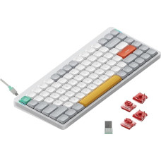 nuphy Air75 V2 belaidė mechaninė klaviatūra, 84 klavišų RGB 