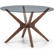 Julian Bowen Chelsea Large Walnut Dining Table 140cm