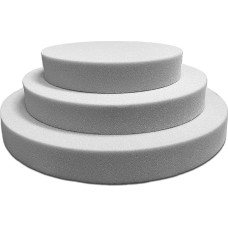 SEEBAUER living® Putų pagalvėlė, vidutinė, apvali, RG35/40, pagalvėlė baldams ir padėklų baldams, apvali putų pagalvėlė iš poliuretano putų, stabilių matmenų ir patvari, 60 x 10,0 cm