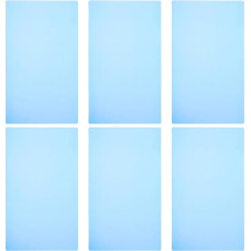 PATIKIL A4 formato skaitymo juostelės, 6 vnt. korekciniai apšvietimo filtrai, spalvotas perdengimas, skaidrios spalvos plėvelė, skirta klasei, fotostudijai, dangaus mėlyna