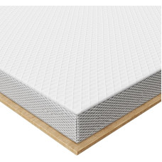 EGO HOME Mattress Topper 160 x 200 cm, 5 cm Height Memory Foam Mattress Topper Oeko-Tex Certified, Removable and Washable Mattress Topper for Box Spring Bed Mattresses Sofa Bed