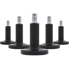 hjh OFFICE STATO-M 619042 Floor Gliders Office Chair 11 mm Pin Black Robust Gliders for Soft Floors