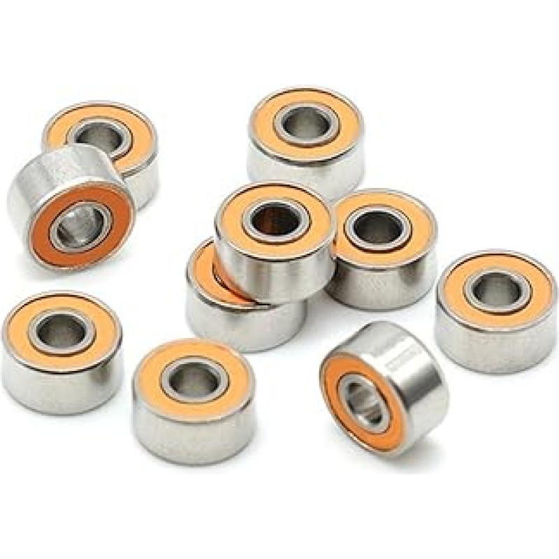 S693RSCB 3x8x4 mm Edelstahl Hybrid Keramik Lager Angelrolle Lager 5PCS