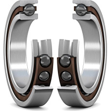 HCVYQMMJ 1 Paar 7014C 70X110X20 Keramik Kugeln Hybrid Schrägkugellager ABEC-7