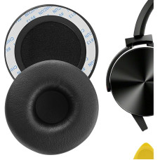 Geekria QuickFit Replacement Ear Pads for Sony MDR-XB450, XB450AP, XB550AP, XB650BT WH-XB700 Headphones, Ear Pads, Headset Ear Pads, Ear Pads, Ear Cup Cover, Repair Parts (Black)