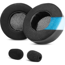 YunYiYi Virtuoso XT Upgrade Cooling Gel Ear Pads Compatible with Corsair Virtuoso RGB Wireless SE/Virtuoso XT Gaming Headphones, Hybrid Fabric Memory Foam, Increased Thickness