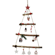 HGD Coloured Wooden Christmas Decoration 43 x 67 cm