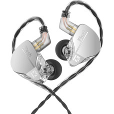 KINBOOFI KBEAR Flash Dual Drviers Hybrid In-Ear Headphones, Lightweight Wired Earphone, Noise Isolating In-Ear Monitor with Removable 2-Pin Cable for Musicians, Stage