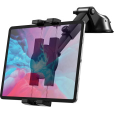 Oilcan Tablet Car Mount Suction Cup, Dashboard Windscreen Car iPad Holder with Adjustable Telescopic Arm, Car Front Stand for iPad Pro/Air/Mini, iPhone, 4-12.9 Inch Mobile Phones & Tablets