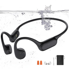 Headphones Swimming, Bone Sound Headphones Bluetooth 5.4, IPX8 Waterproof Headphones, 32G Memory Sports Headphones, Underwater Headphones with MP3 Player, Open Ear Headphones for Swimming Running