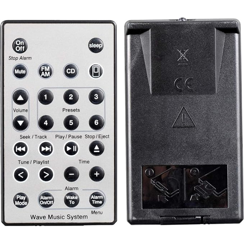 Universal Remote Control for Bose Sound Touch Wave Music Radio System I II III IV (without battery) Silver