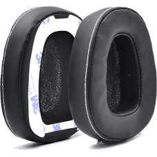 Defean 1 Pair Black Ear Pads with Adhesive Tape Compatible with Skullcandy Crusher Over-Ear Headphones with Built-in Amplifier and Microphone Headphones