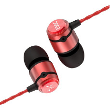 SoundMAGIC E50C Professionelle schallisolierende Ohrhörer, In-Ear-Monitore, kabelgebundene Kopfhörer, HiFi-Stereo, 3,5-mm-Buchse, Mit Mikrofon, Rot