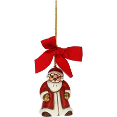 THUN - Christmas Decoration Little Santa Claus - Ceramic - Christmas Line - Life, Decoration of the House - 4.2 x 3.8 x 5 cm H