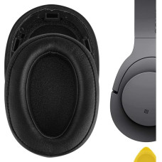 Geekria QuickFit Replacement Ear Pads for Sony MDR-100ABN WH-H900N Headphones Earpads Headset Ear Pads Ear Pad Ear Pad Ear Cup Cover Repair Parts (Black)