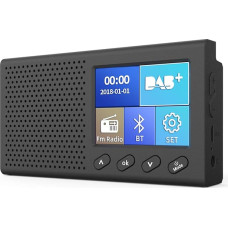 DAB/DAB + Digital and FM Radio, Riloer Portable Wireless DAB Radio MP3 Music Player for Fishing Travel Camping Cycling