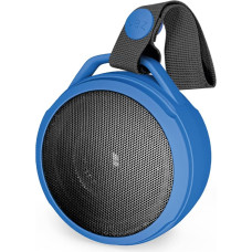 JAZ SBS Wizard 3W Speaker, IPX6 Waterproof Music Speaker, Wireless Speaker with Wrist Strap and Charging Cable, Blue