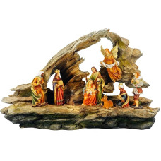 abc HOME Decorative Figurine Nativity Scene Christmas LEDs Battery Operated