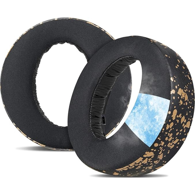 SOULWIT Cooling Gel Replacement Ear Pads for Sony PS 5 Pulse PS5 3D Wireless Headset Replacement Pads with Noise Insulation Foam