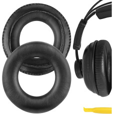 Geekria QuickFit Ersatz-Ohrpolster für Superlux HD 681, HD 668B, HD 669, HD 660, HD 662, HD 440, HD 330, HD681F, HD681 EVO Kopfhörer, Headset-Ohrpolster, Ohrmuschel-Abdeckung (schwarz)