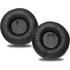 ECSiNG 1 Pair of Ear Pads Compatible with JBL T500BT T450BT TUNE600BTNC Headphones Protein Leather Foam Replacement Soft Comfortable Ear Pads Black