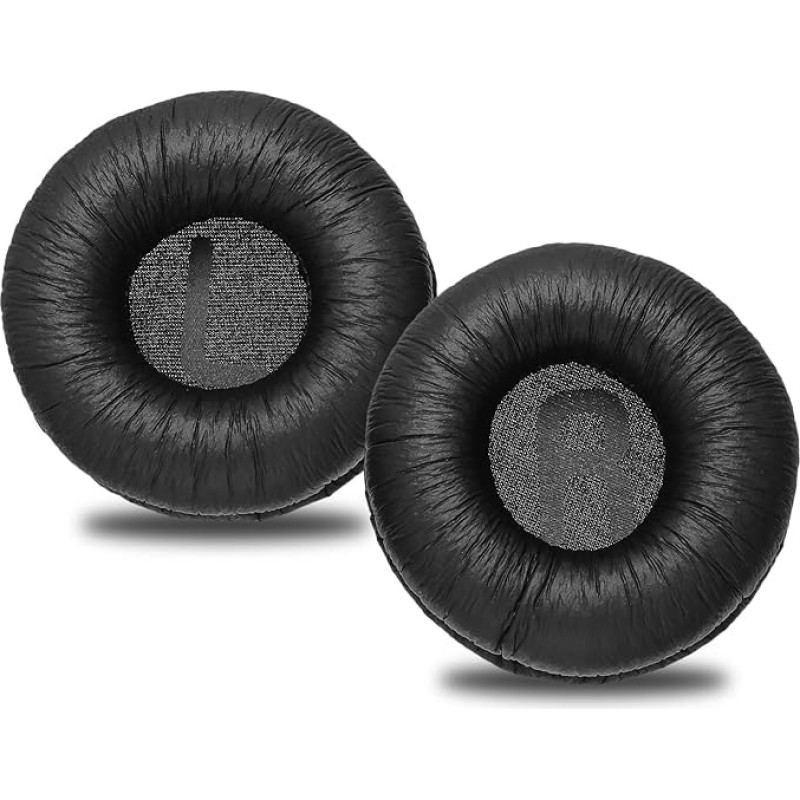 ECSiNG 1 Pair of Ear Pads Compatible with JBL T500BT T450BT TUNE600BTNC Headphones Protein Leather Foam Replacement Soft Comfortable Ear Pads Black