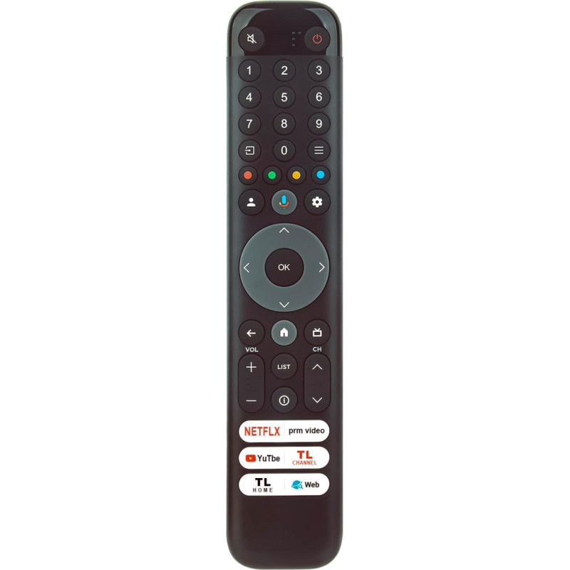 VINABTY Replacement Voice Remote Control Suitable for TCL LCD QLED Smart TV 58P635 65C745 65C845 65C855 55C845 75C845 85C845 43C645 50C645 55C645 65C645 75 C645 85C645 55C745 75C745 85C745