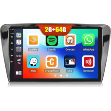 2G + 64G CAMECHO Android 13 Car Radio for Skoda Octavia 3 A7 (2013-2018) with Navi Carplay Android Car, Double DIN Car Radio with 10 Inch Screen Bluetooth RDS/FM MirrorLink