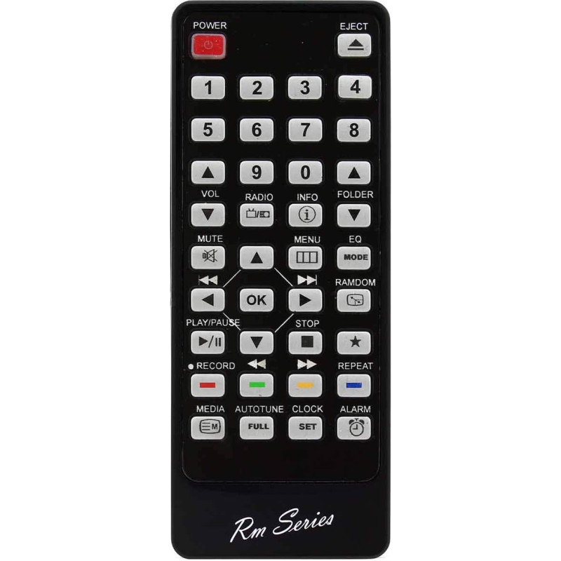 RM-Series Replacement Remote Control for Roberts MP43