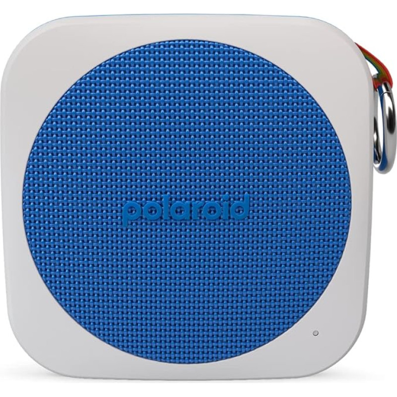 Polaroid P1 Music Player (Blue) - Super Portable Wireless Bluetooth Speaker Rechargeable with IPX5 Waterproof and Dual Stereo Pairing