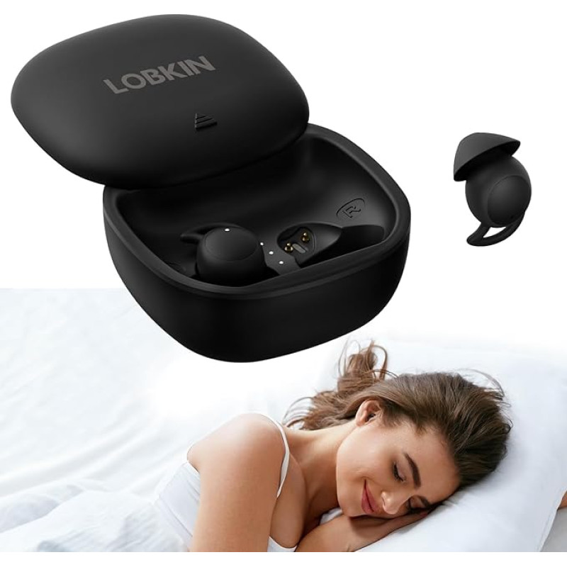 LOBKIN Sleep Earphones, Mini In-Ear Headphones Bluetooth for Sleeping, Wireless Invisible Headphones for Sleep, Sports, Yoga and Travel