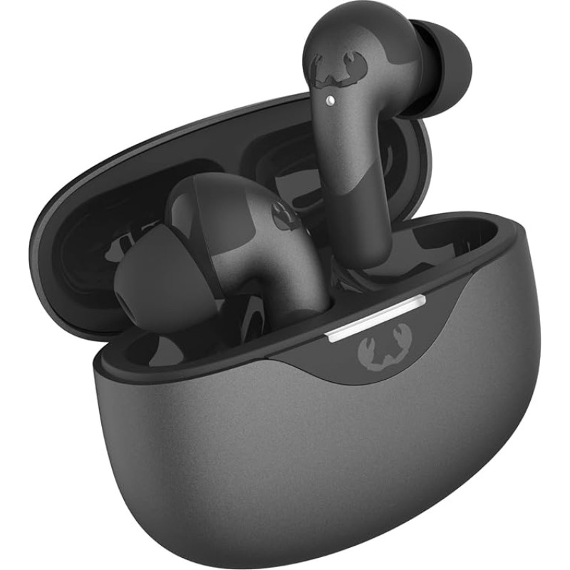 Fresh 'n Rebel Twins Ace Bluetooth In-Ear Headphones with Hybrid Active Noise Cancelling, Wireless In-Ear Headphones, with ENC Microphone, Bluetooth 5.3, IPX4 Splashproof, 34 Hours Playtime (Black)