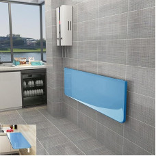 Klapptisch zur Wandmontage, für Waschküche, platzsparend, klappbarer Schreibtisch mit stabiler Wandstütze