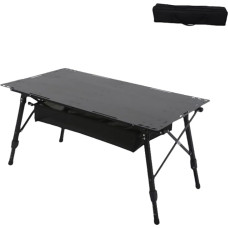 ZEQFEMKL Nešiojami pikniko stalai, nuimamas stovyklavimo stalas, skirtas žygiams, maisto ruošimui, kelionėms su kuprine, lauko žvejybai, reguliuojamas aukštis, paplūdimio stalas su laikymo krepšiu, vidaus virtuvės sodas, sunkus