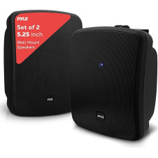 Pyle 5.25-Inch 135 mm 600 W Bluetooth Waterproof Indoor Outdoor Speaker - Black