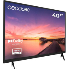 Cecotec TV - LED TV with 40 Inch Full HD Resolution - 0 Series 0040. Dolby System, DVB_T/T2/C/S/S2 Tuner, 16W Speaker, 3 HDMI and 2 USB Ports, Flash Memory