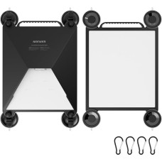 NEEWER Suction Cup Mount Car Compatible with Starlink Mini 2 in 1 Satellite Mounting Set with Protective Case Strong Suction Cups for Car Window Sunroof Motorhome RVs, Boat and Road Trip ST91