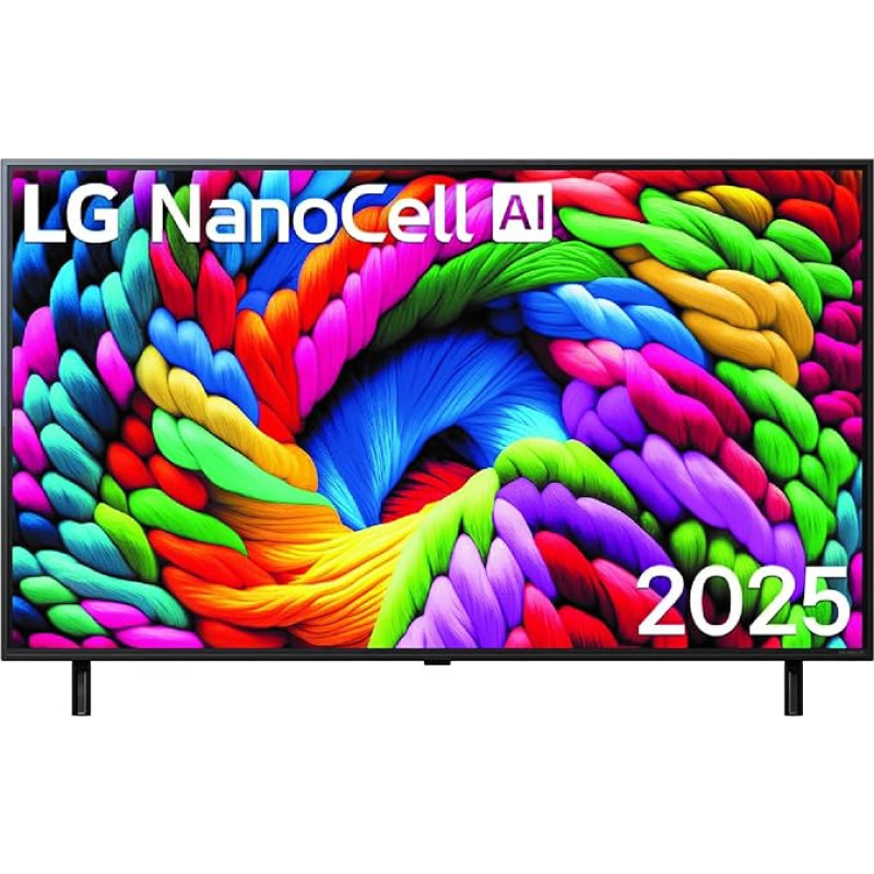 LG NANOCELL AI 2025 TV | 50NANO90| 50 colių (126 cm) | 4K UHD | HDR10 | webOS 25 | Telekommade AI Magic Remote | Alexa, Google Assistant | Netflix Disney+ C+ Prime Video | AirPlay 2 | Pure Colours