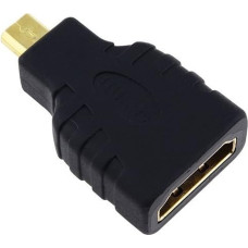High Speed Micro HDMI (Type D) to HDMI (Type A) Adapter for Connection Panasonic TZ60 Camera to TV, HDTV, LCD, Plasma, Monitor with HDMI Port - Premium Gold Quality Adapter - Audio & Video - Supports