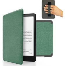 MyGadget Case for Kindle Paperwhite 12th Generation [2024 - SA569P - 7 Inch] with Hand Strap & Auto Sleep | Wake Function - Flip Case in Turquoise