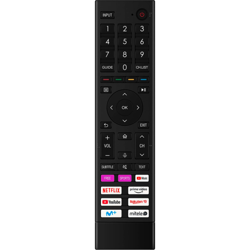 ALLIMITY Sprach nuotolinio valdymo pultas, skirtas Hisense LED 4K televizoriui 75A62G 65A62G 55A62G 50A62G 43A62G 75A68G 65A68G 55A68G 50A68G 43A68G 65A63H 50A63H 43A63H 50E7878GQ 55A85H 65A85H A220210