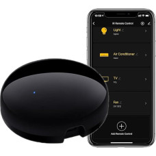 Mini WiFi IR universalus infraraudonųjų spindulių nuotolinio valdymo pultas oro kondicionieriui TV DVD su 