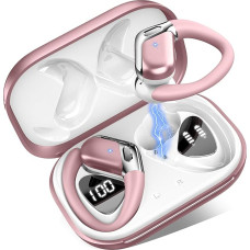 Bluetooth Sports Headphones, Wireless Bluetooth 5.4 Headphones with 4 ENC Noise Cancelling Mic, In-Ear Headphones with HiFi Stereo, 50 Hours Playtime Wireless Earbuds, IP7 Waterproof, Dual LED Display