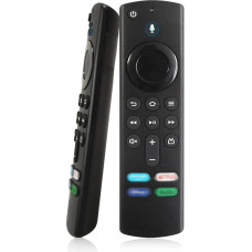 Sprachfernbedienung (3 Gen), geeignet für AMZ Fir-e TV Stick 2nd Gen und 3. Gen, Stick Lite, 4K und 4K MAX, Fir-es Cube 2. Gen & 3 Gen, mit Bluetooth und 4 Tasten für Streaming