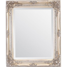Select Mirrors Rhone Vintage French Antique Baroque Style Wall Mirror 50 x 60 cm Champagne